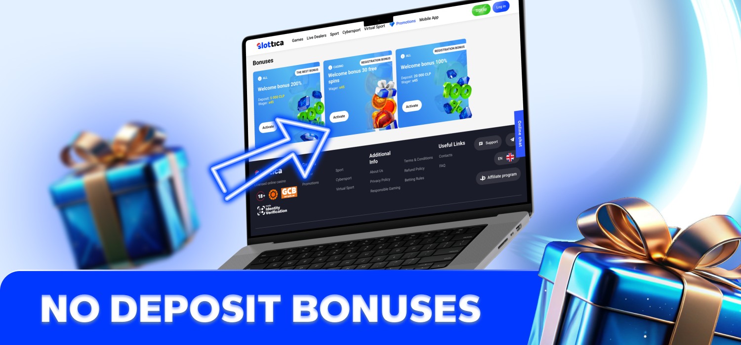 available no deposit bonuses