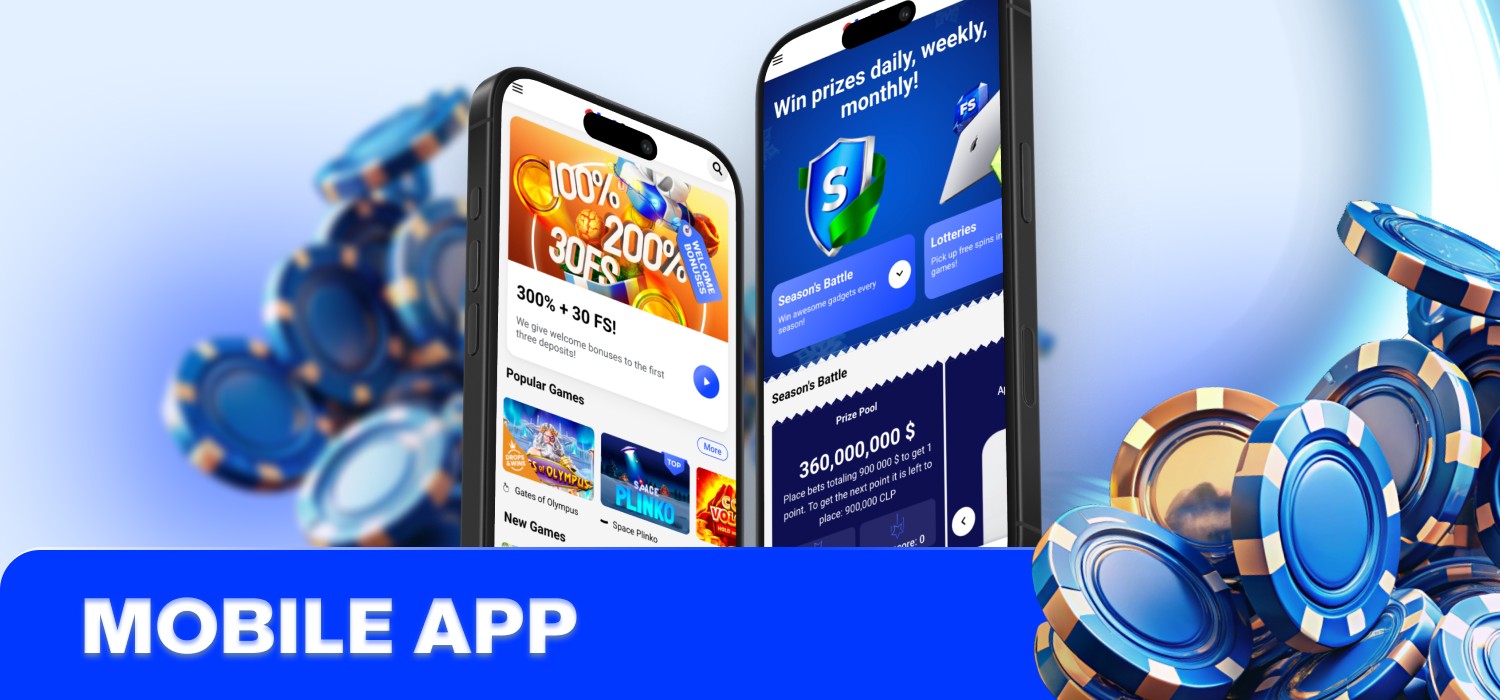 mobile casino application