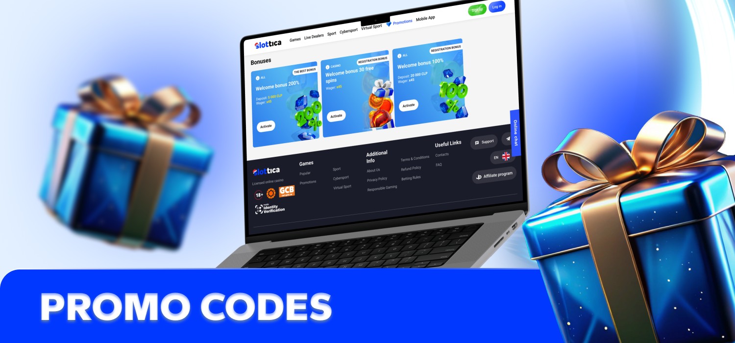 promo codes for casino users